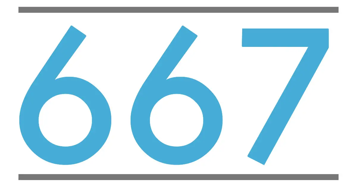 QUE SIGNIFICA EL NÚMERO 667 Significado de los Números QUE SIGNIFICA EL NÚMERO 667 Significado de los Números